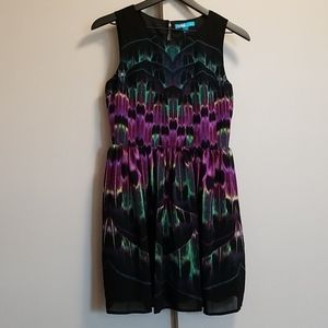 L'Amour by Nanette Lepore feather print dress